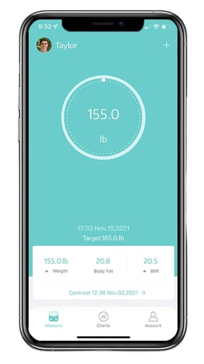 Fitdays Health app for Oxiline smart scale
